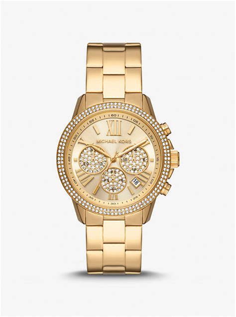 michael kors brynn|Oversized Brynn Gold.